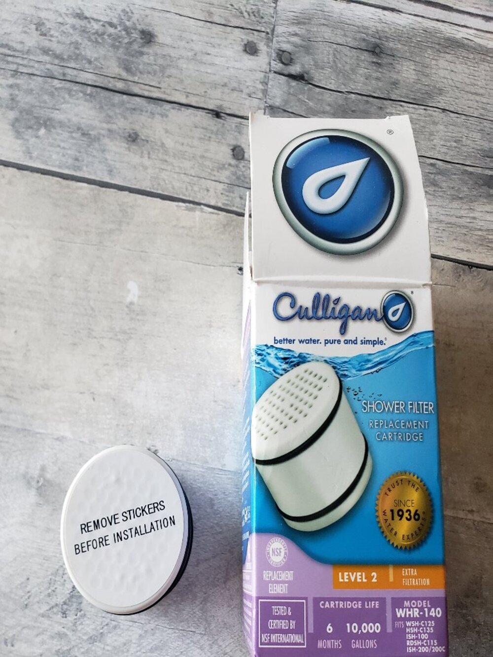 Culligan Shower Replacement Cartridge Model WHR-140